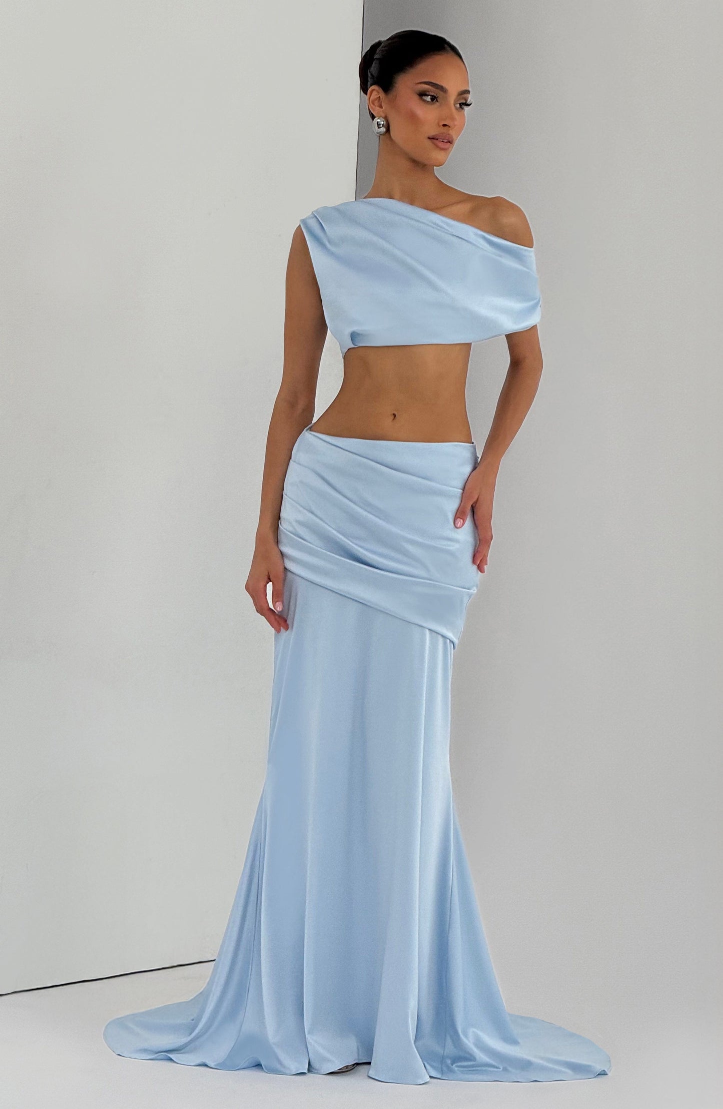 Edwina Top - Glacier Blue